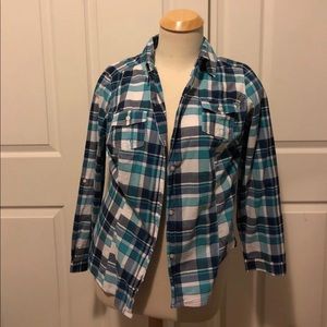 Plaid shirt (blue)